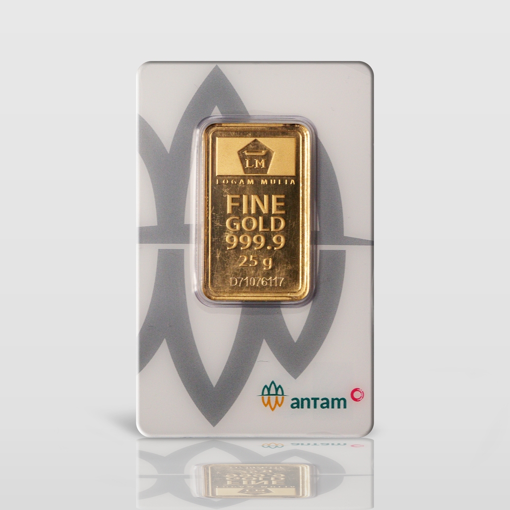 Emas Logam Mulia ANTAM 25 gram RED MARK