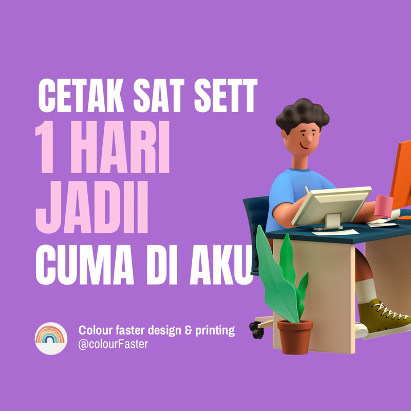

Cetak Sticker Cromo A3 + FREE DESIGN!!!