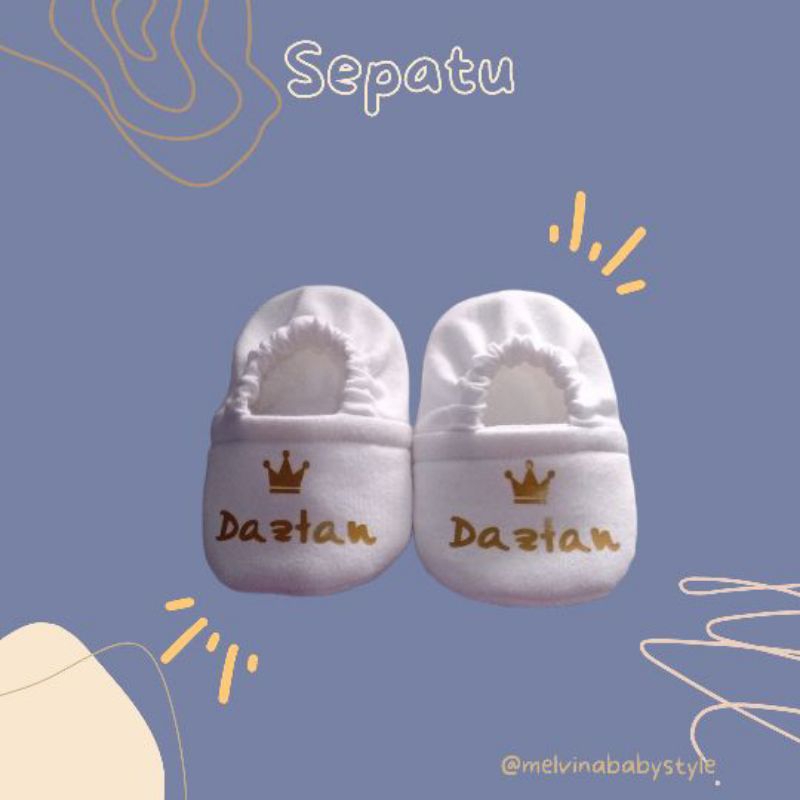 Sepatu Bayi Kaos Kaki Bayi Sepatu Lucu Kaos Kaki Bayi Custom Nama Bayi