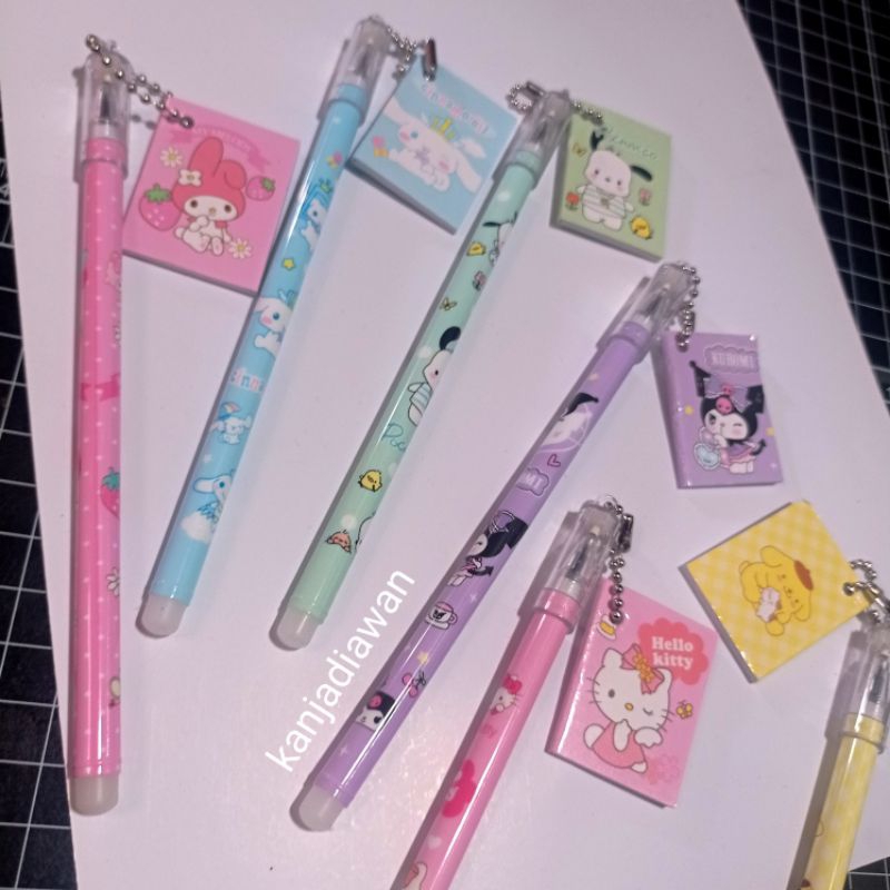

Pulpen Buku Sanrio Alat Tulis Sanrio Kuromi Cinnamoroll Melody