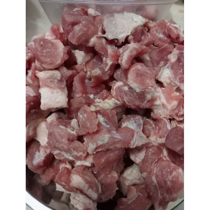 

Daging Babi Potong Mentah 1KG