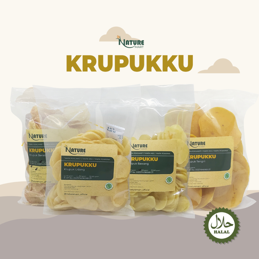 

KRUPUKKU - Krupuk Tengiri 250 gr