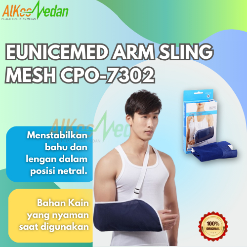 EUNICEMED ARM SLING / PENYANGGA TANGAN MESH CPO-7302 ALKESMEDAN ORTOPEDI ALKES MEDAN