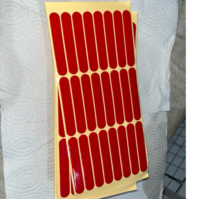 

Double tape display bulat & strip