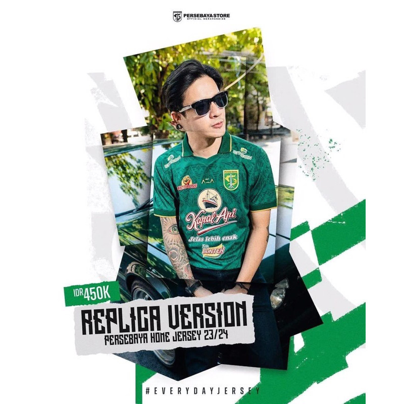 Jersey Persebaya Replika Home 2023 Green