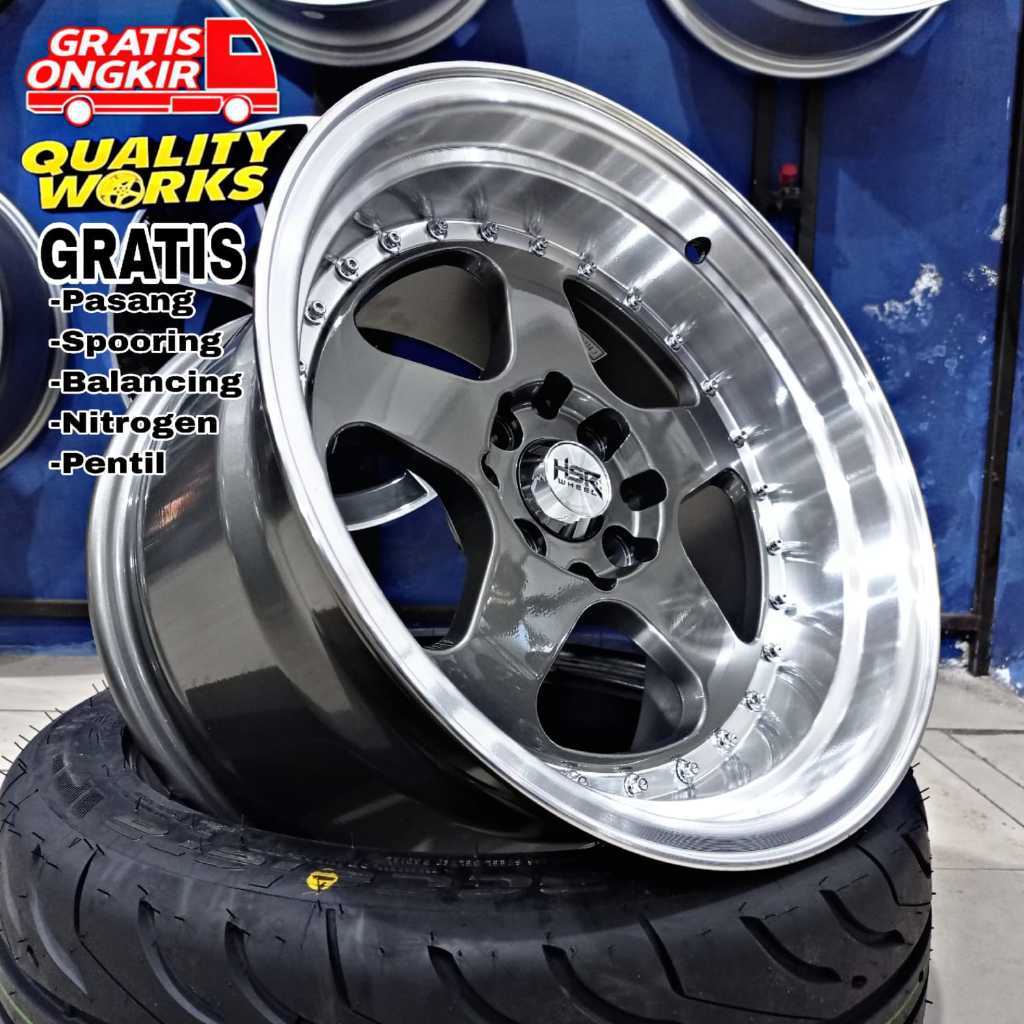 Velg Celong Ring 16 Hsr Wheel Burn, Mobil Corolla, Civic, Avanza, Jazz, Mobilio