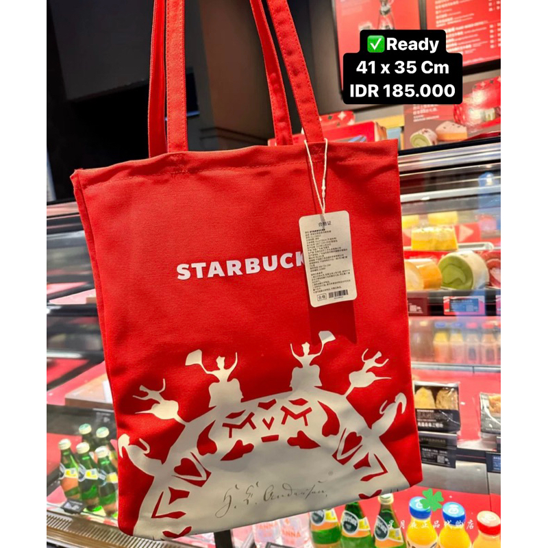 Starbucks tote bag china Xmas 2023 edition