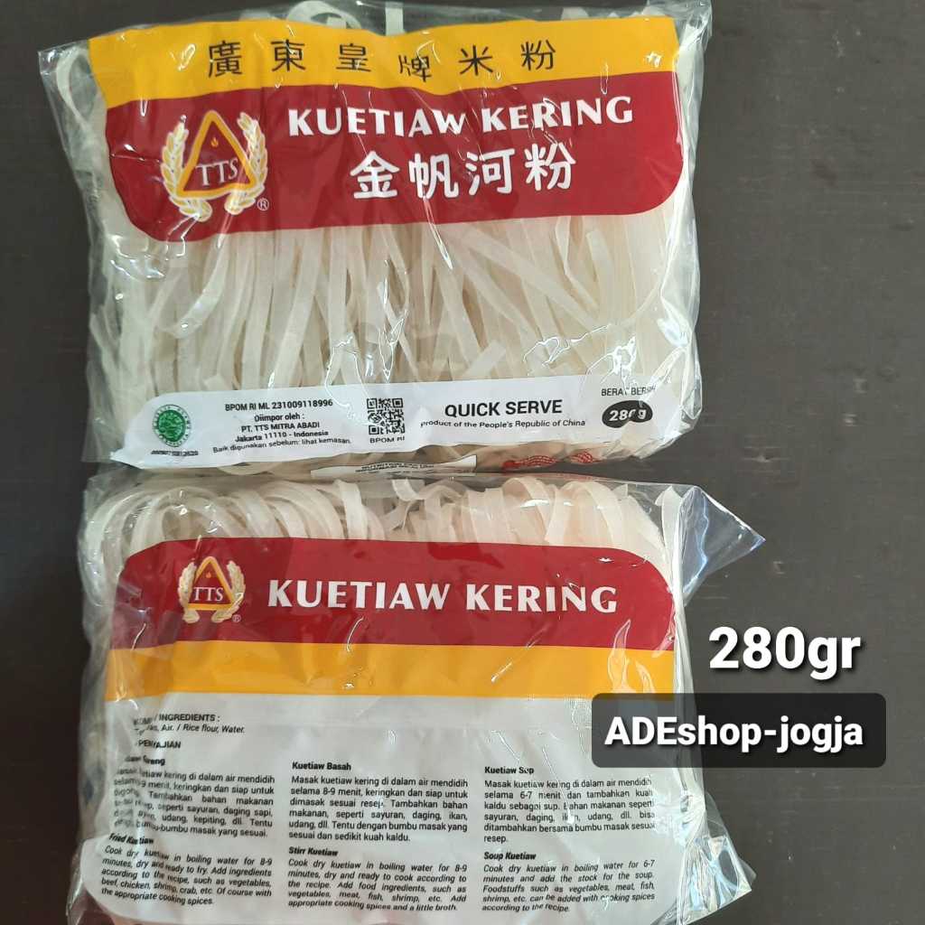 

kwetiau kuetiau kering TTS jintan 280gr