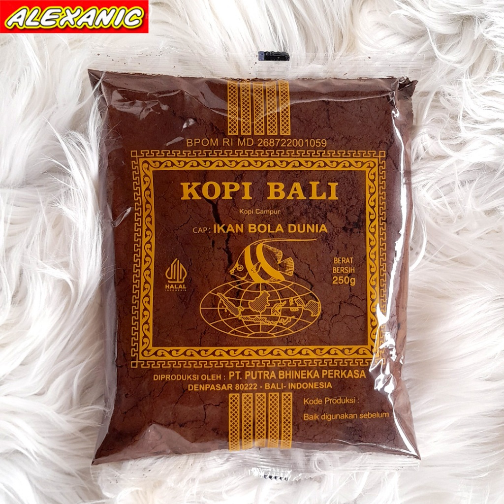 

Kopi Bali Kopi IKAN BOLA DUNIA 400 gr by Kupu Kupu Bola Dunia