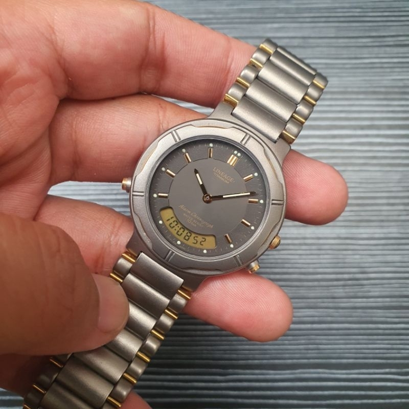Casio Lineage LIN-340W Titanium Original Second Preloved