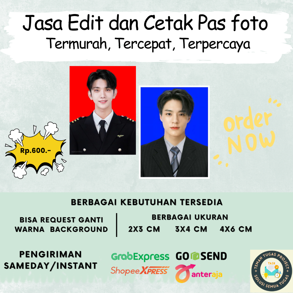 

Jasa Cetak Pas Foto