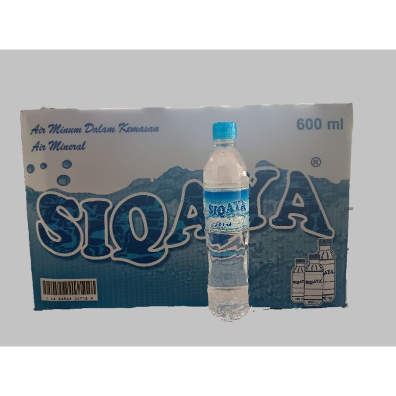 Air Minum SIQAYA 600 ML 1 dus 24 pcs