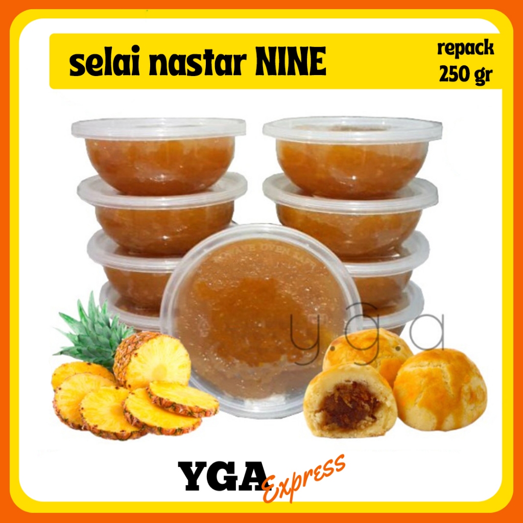 

Selai Nastar Premium The NINE (REPACK) 250gr / Sele / Isian Nanas