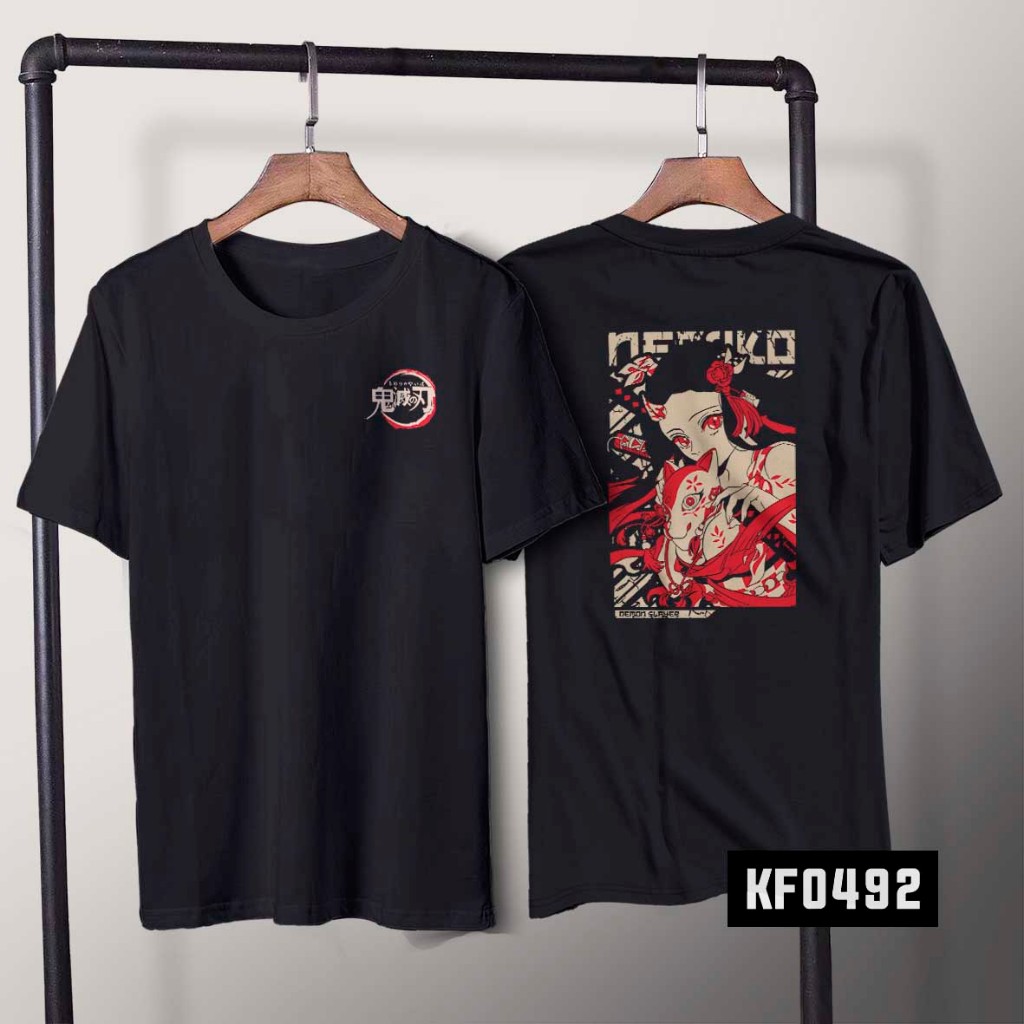 baju kaos anime demon slayer Nezuko Kamado