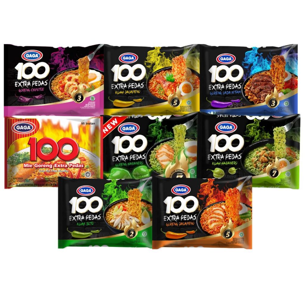 

5 Bungkus Mie GAGA Pilih Varian Rasa