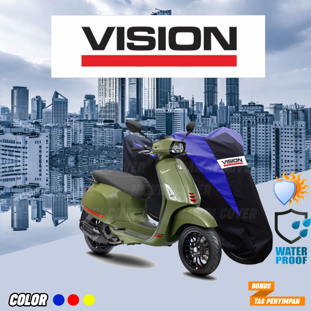 Penutup motor Vespa Sarung motor Vespa Cover motor Vespa Selimut motor Vespa waterproof