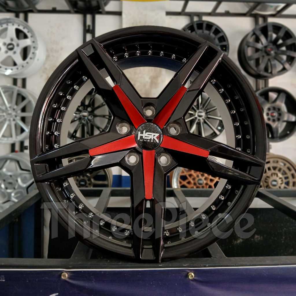 HSR KEUNIKAI velg mobil ring 17 lebar 75 lubang 4 et 40 |ertiga, apv, grand max, dll