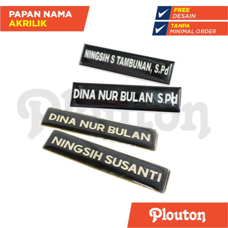 

Papan Nama / Name Tag / Akrilik