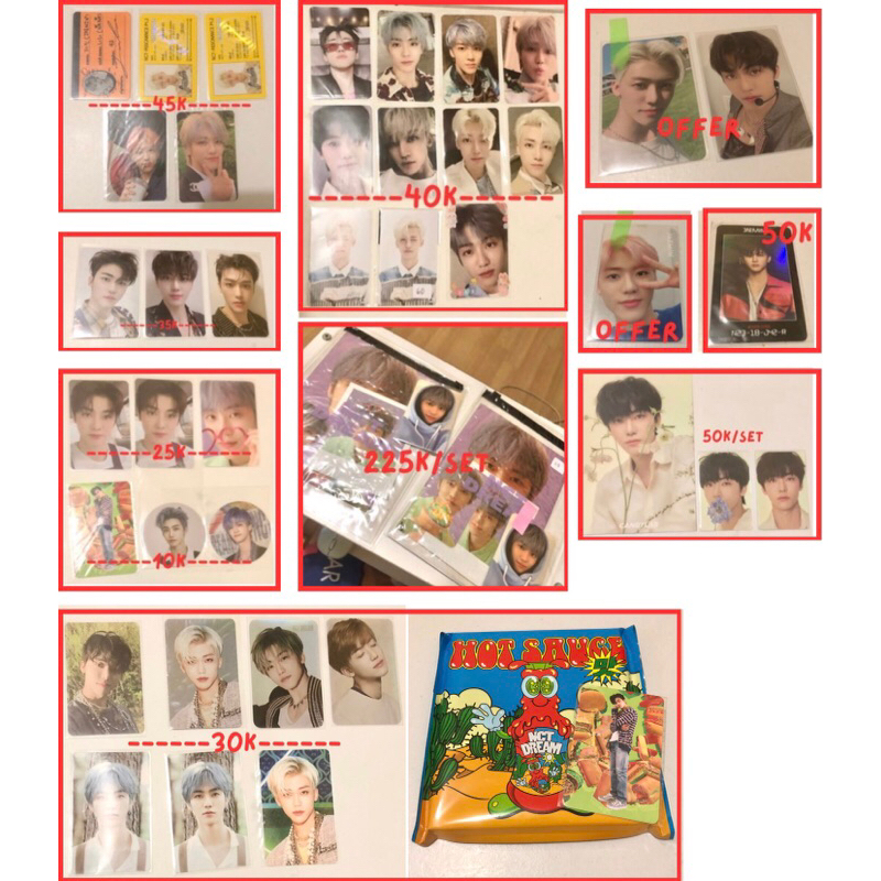 pc photocard jaemin nct dream 127 ac wgu pop ice boom chanel id card cc card agent ridin rollin reso