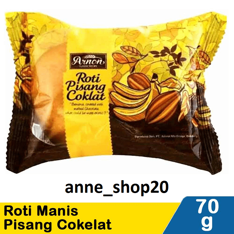 

Roti Pisang Coklat Arnon Bakery 70gr