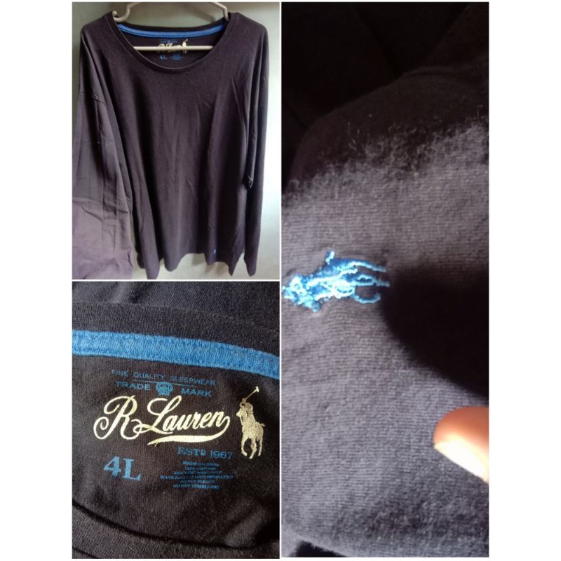 preloved kaos panjang brand Ralph Lauren