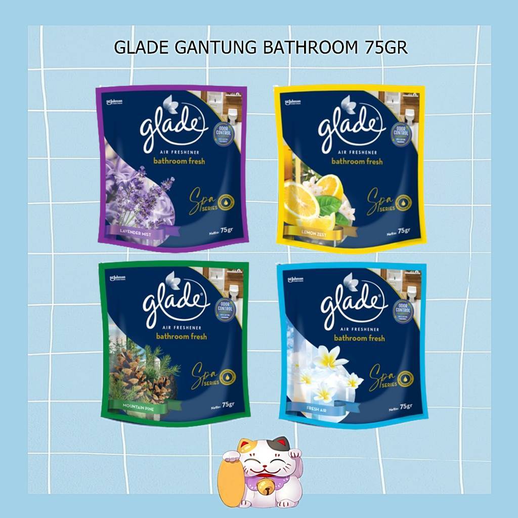 Glade Bathroom 75gr / Glade Gantung Pengharum Ruangan
