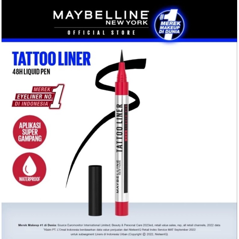 ART M65D MAYBELLINE TATTOO LINER 48H LIQUID PEN EYELINER WATERPROOF