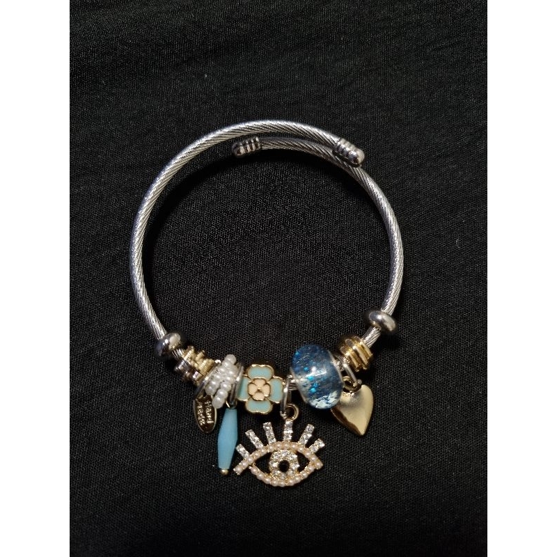Gelang Pandora Turki (mata biru)