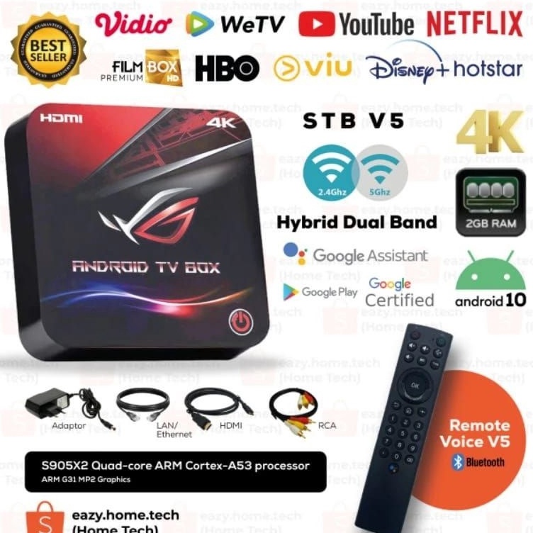 KODE Q48P STB Android TV Box V5 Root Unlock Open ALL Channel TV Netflix Certified