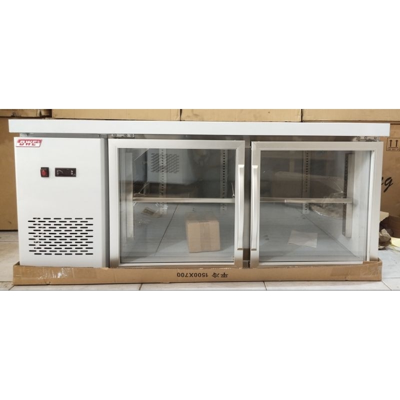 Undercanter chiler 2 pintu kaca
