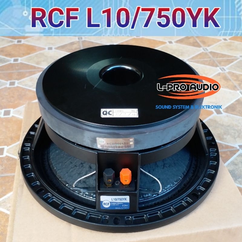 Speaker RCF 10in L10 750YK kualitas A midle high