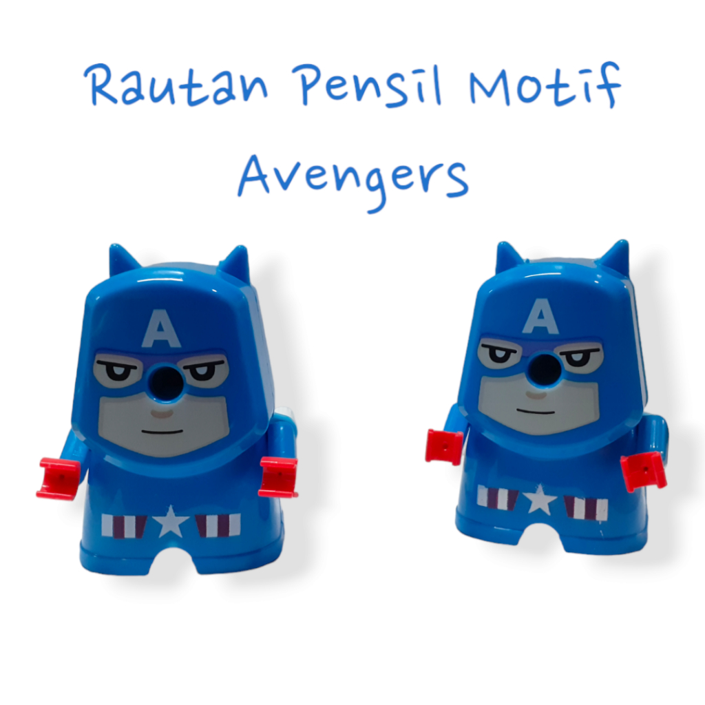 

SERUTAN / RAUTAN MEJA BESAR KARAKTER SUPER HERO STANDING PENCIL SHARPENER