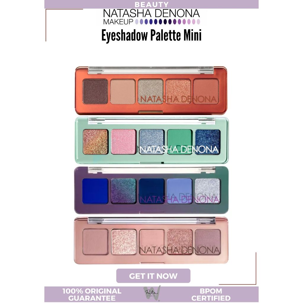 NATASHA DENONA Mini Eyeshadow Palette ( Starlette / My Dream / CAMEL / ZENDO / BIBA / NUDE / SUNSET