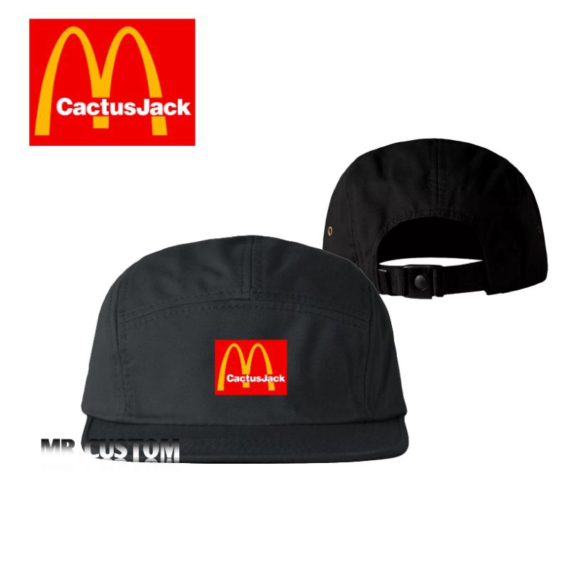 Topi Five Panel Cactus Jack - 5 Panel Travis Scot Pria Wanita Dewasa