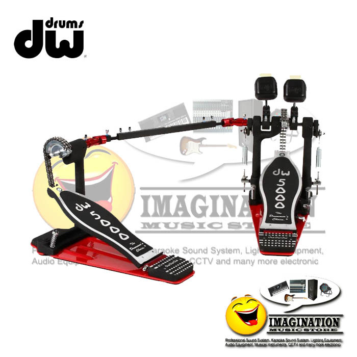 DW DWCP5002AD4 5000 Series Accelerator Double Bass Drum Pedal