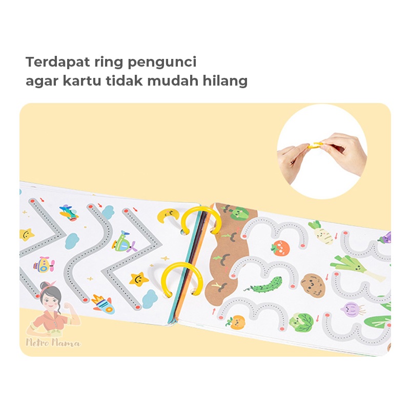 

YU Pen Control Training Wipe and Clean PAUD belajar menulis & menggambar