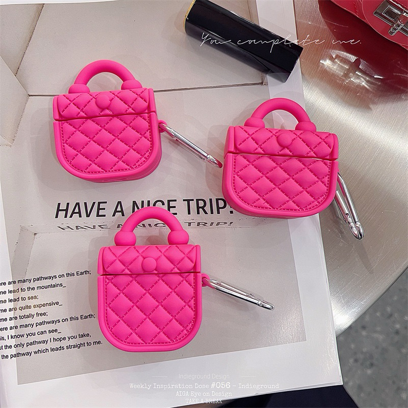 All Fuschia Softcase for Airpods 1 2 Pro 3 Case Airpods Inpods TWS