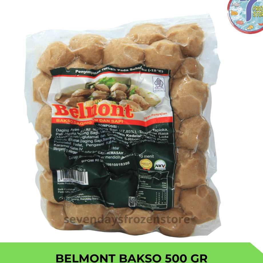 

KODE 77 Bakso Sapi Belmont isi 5 kemasan 5 gr