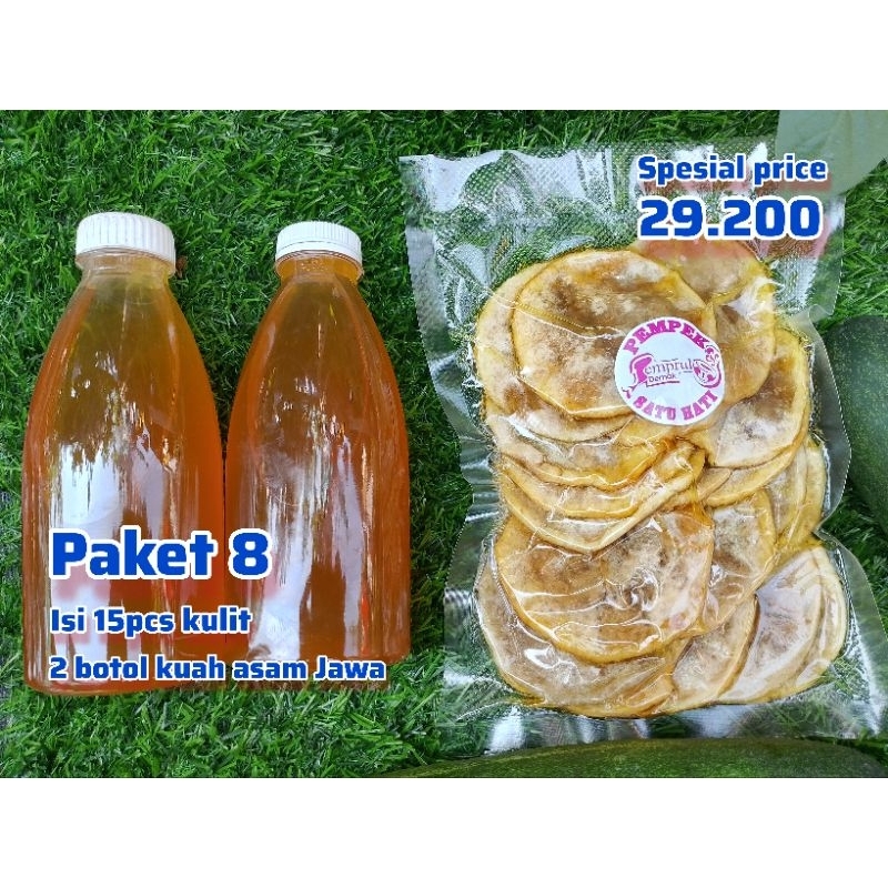 

PAKET8 ( isi 15pcs pempek kulit )