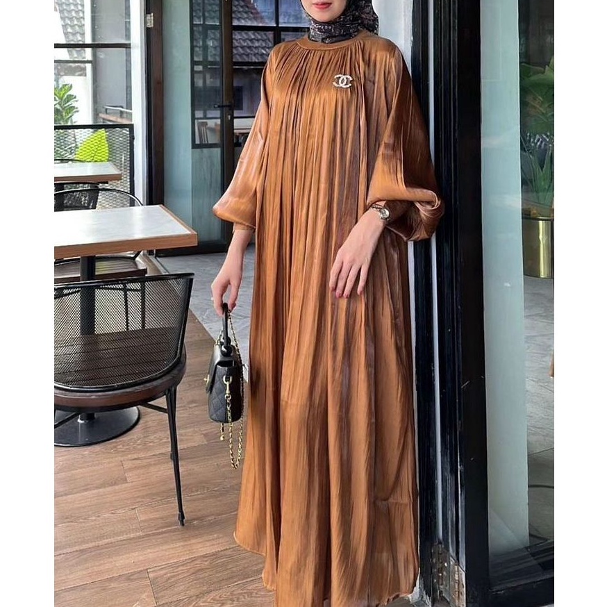 Terdepan Amenna Dress  Dress Jumbo ld 14 Untuk Kondangan  Dress Santorini Shimmer  Dress Polos Lenga