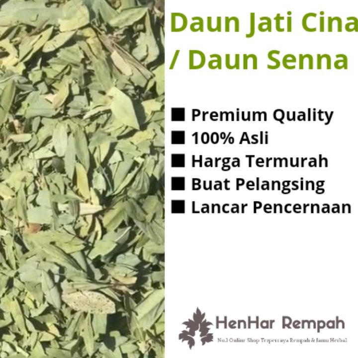 

ORIGINAL Daun Jati Cina Daun Senna untuk pelangsing 1 Kg
