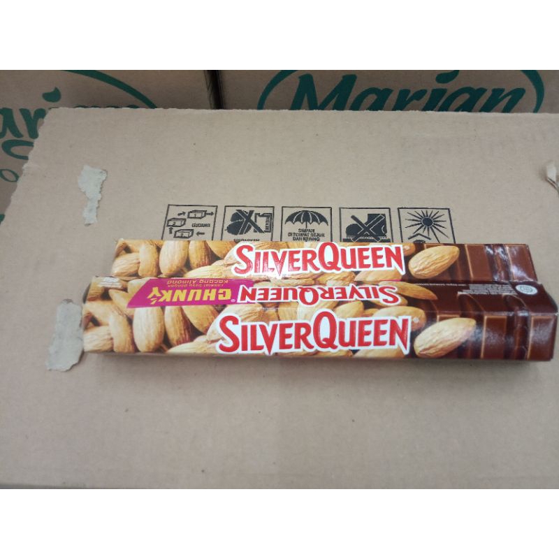 

silverqueen chungky almond 80 gr