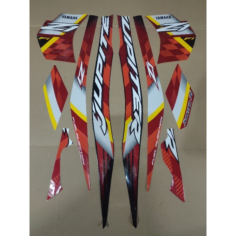 STRIPING JUPITER Z1 2023 HITAM MERAH KWALITAS A