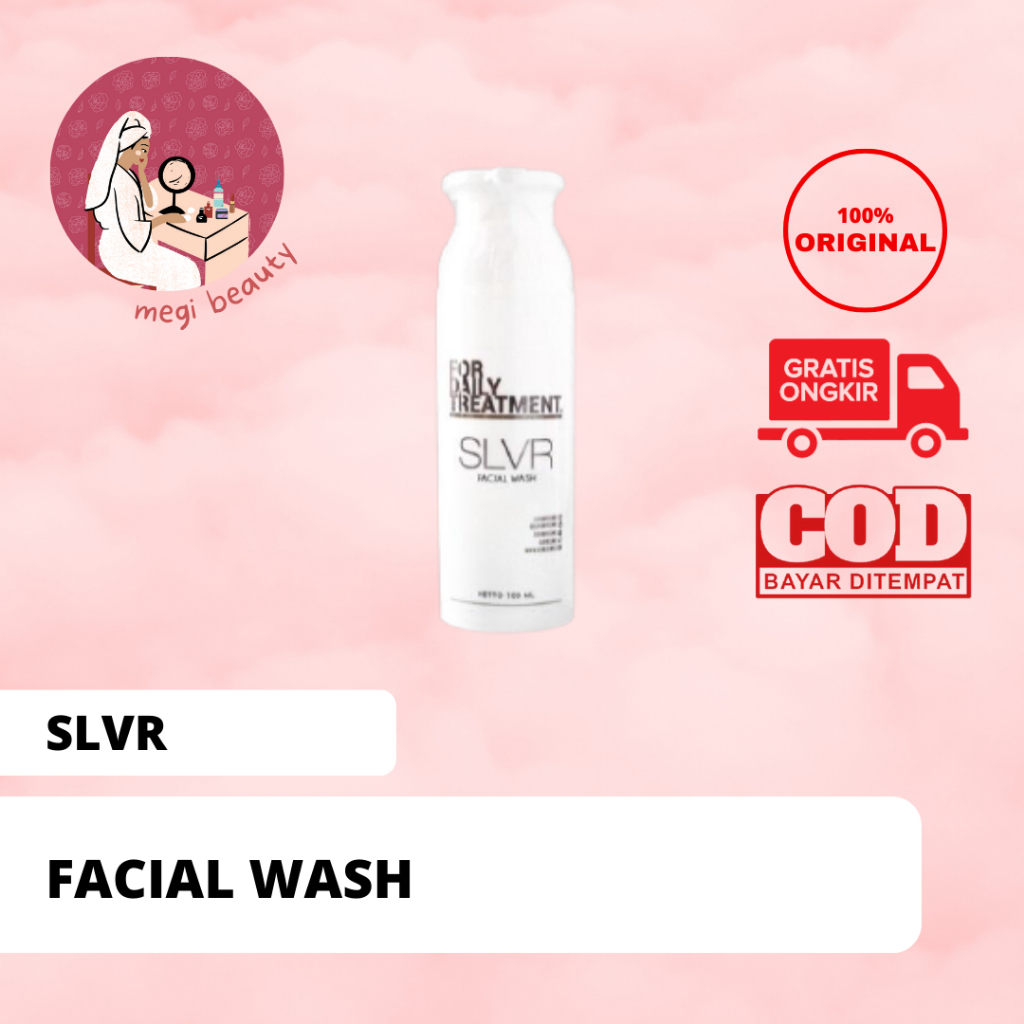 buy 1 get 1 slvr bpom skincare original facial wash sabun cuci muka