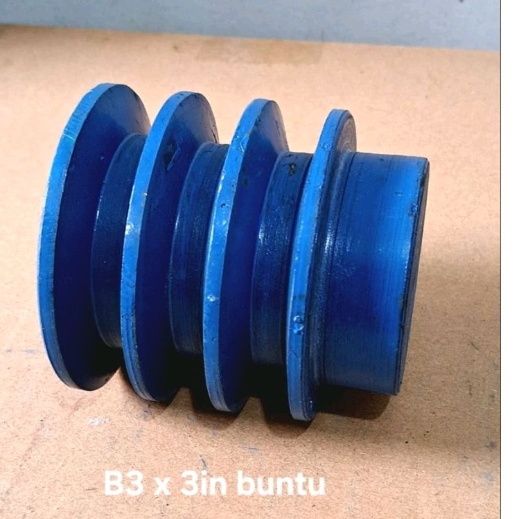 Puli dinamo besi B3x3in buntu/ Puli cor B3x7,5cm buntu.