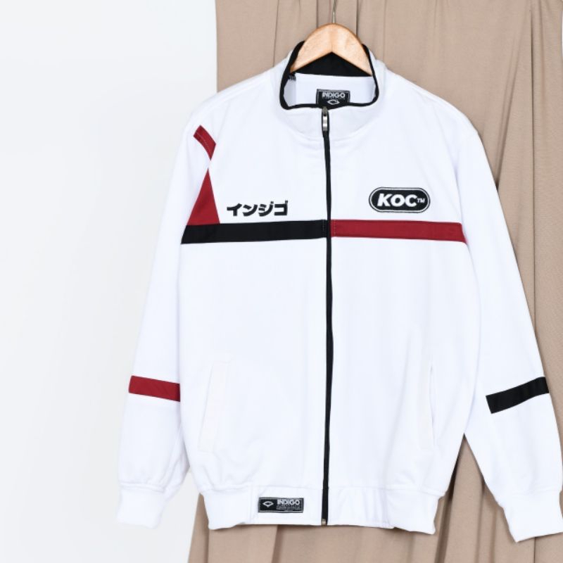 jaket traktop pria / jaket traktop indigo