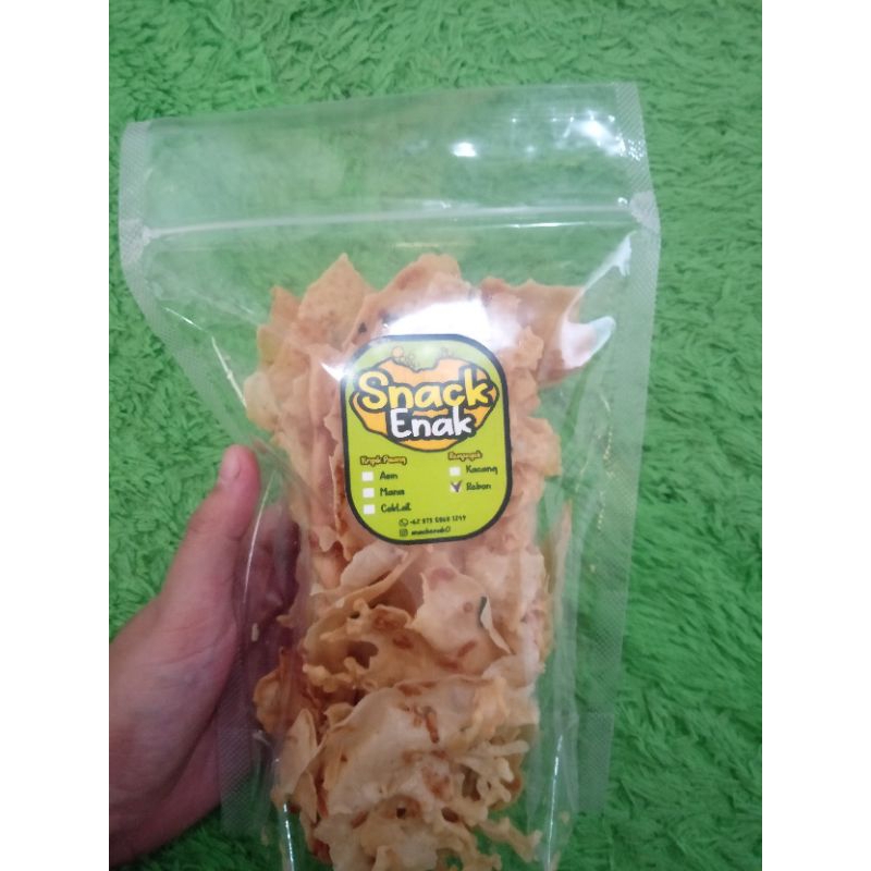 

rempeyek kacang tanah,rempeyek rebon berat 500 gr