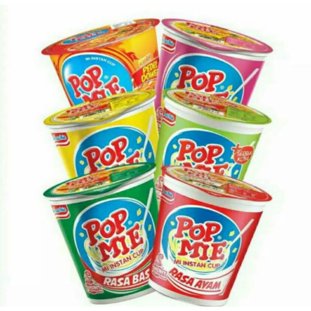 

Pop Mie Instant Cup All Variant/Pop Mie rasa Ayam/Pop Mie rasa Soto Ayam