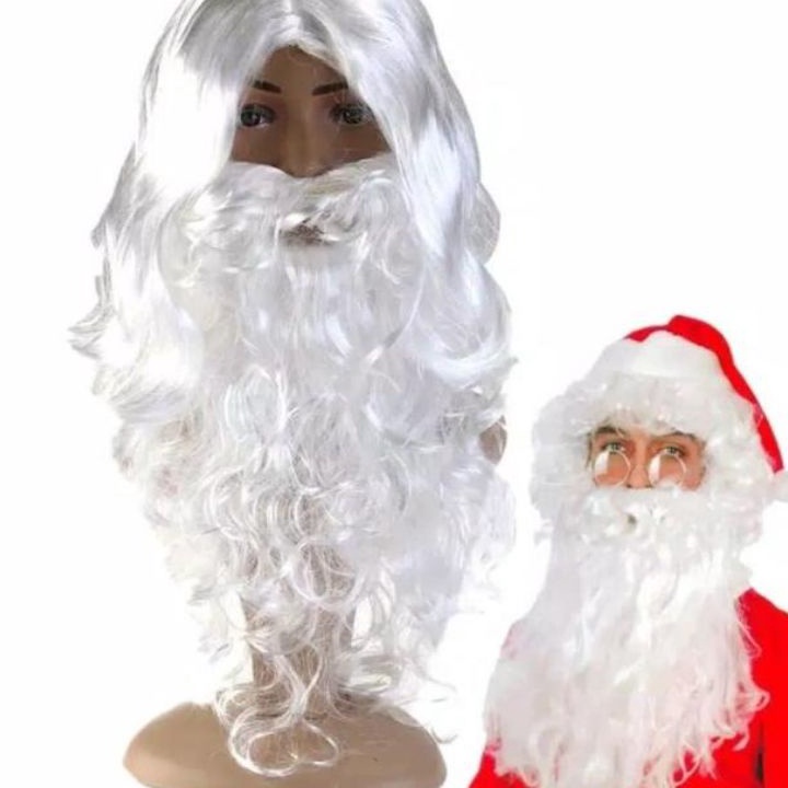 C6369 Jenggot Santa ClausWig Santa Claus Panjang