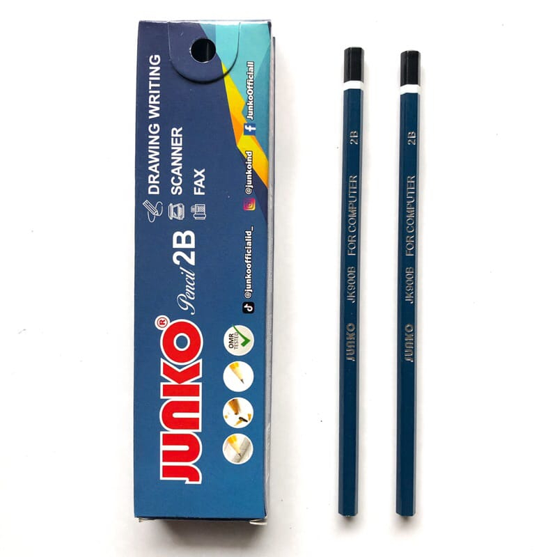 

Pensil 2B BIRU / Pensil 2B / Pensil JUNKO / Pencil Untuk Sekolah / 1 LUSIN